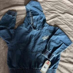 Levi's Dark Blue Denim Hoodie